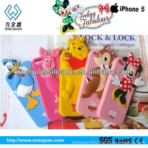 Nice design case for mobile phone Minnie and Mickey style